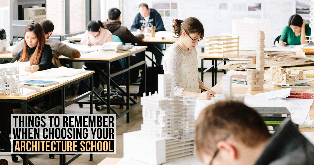 Things to Remember when choosing your Architecture school - RTF ...