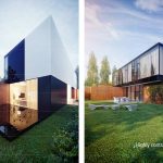 Highly contrasted house By KMA Kabarowski Misiura Architekci - Sheet2