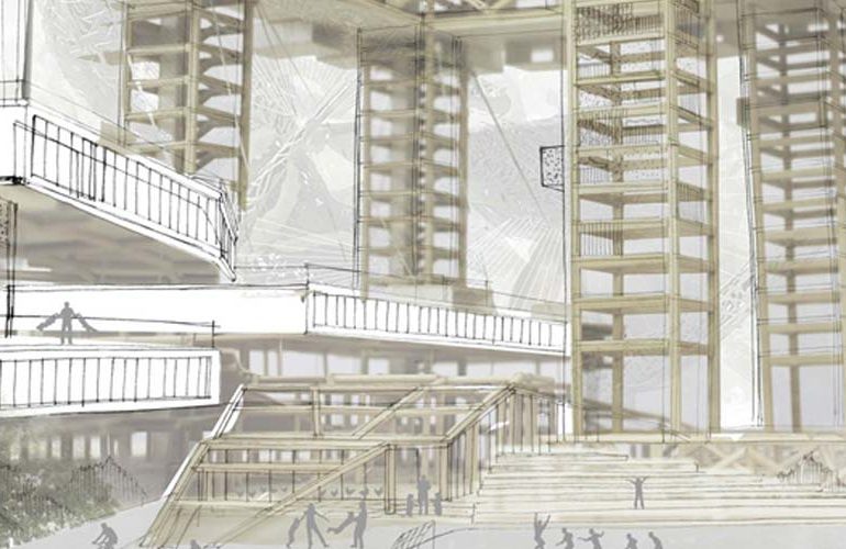 The concept of a residential complex with the introduction of small production | Ilsiyar Rakhimova