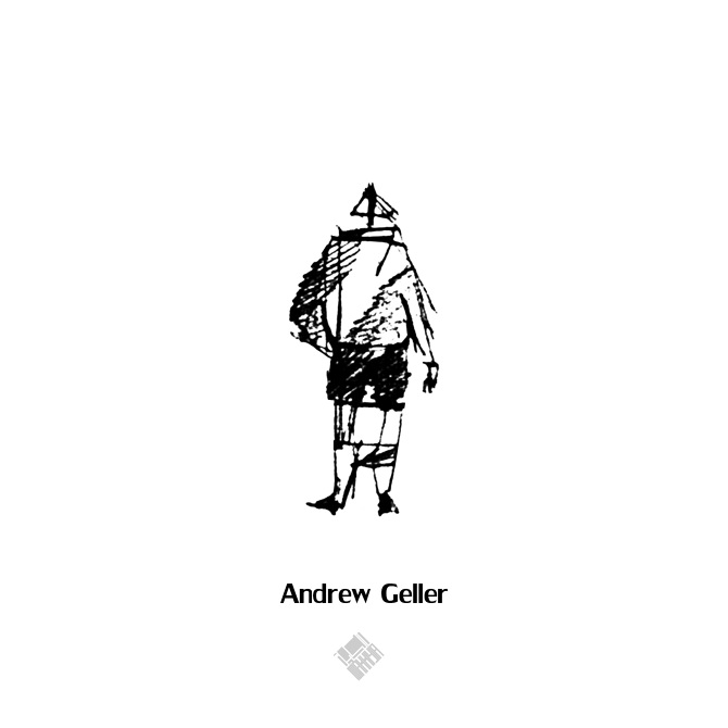 20 Human Silhouettes drawn By Famous Architects - Andrew Geller