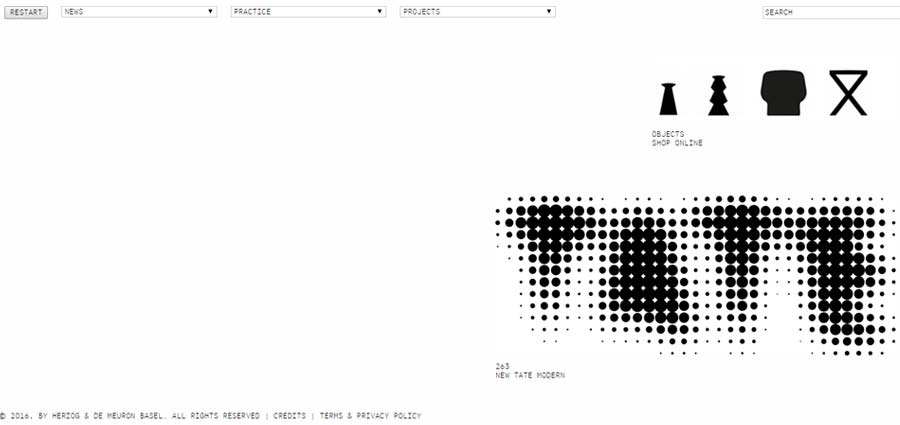 Top 10 Architecture studio websites of 2016 - Herzog & de Meuron