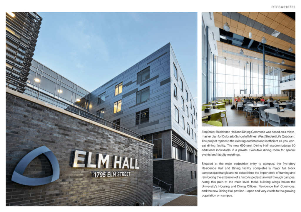 Colorado School of Mines Elm Street Residence Hall and Dining Commons (2)