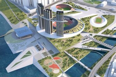 Studio Niko Kapa designs Jamsil Sports Hub in Seoul - Sheet1