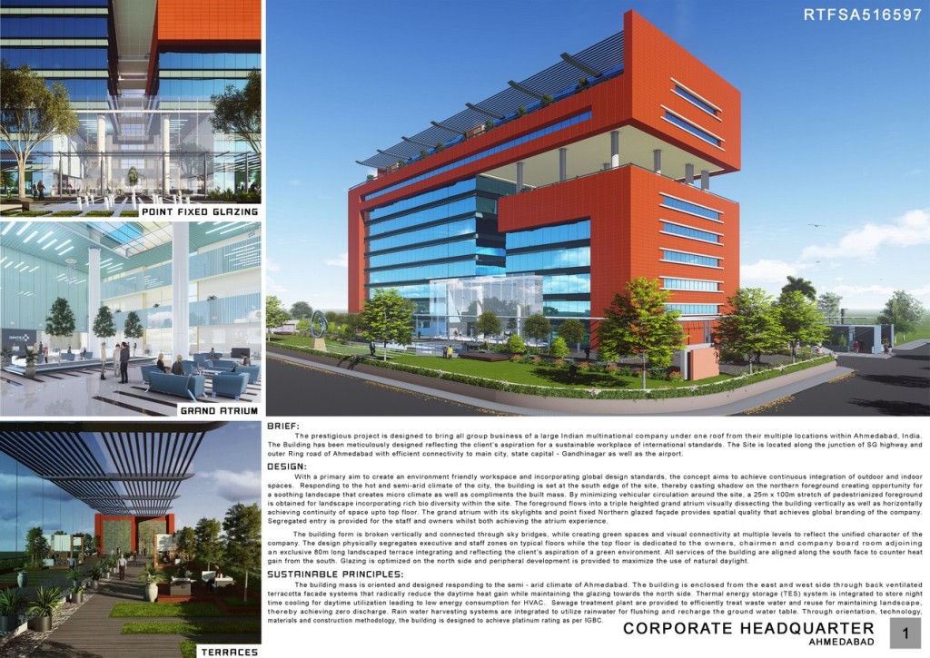 Sintex corporate headquarter By Urbanscape studio Pvt. Ltd.