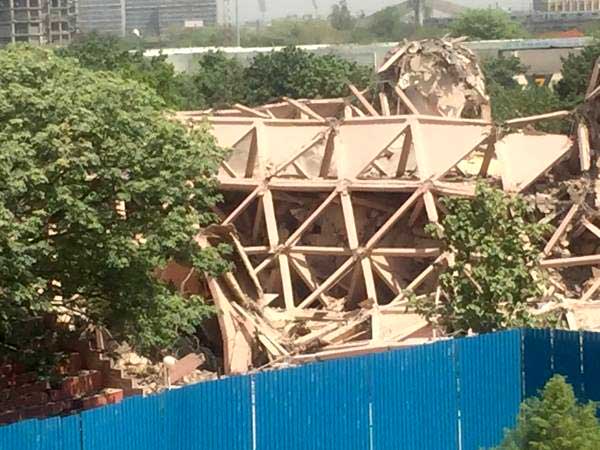 Raj Rewal's Hall of Nations at New Delhi is Demolished - Sheet1