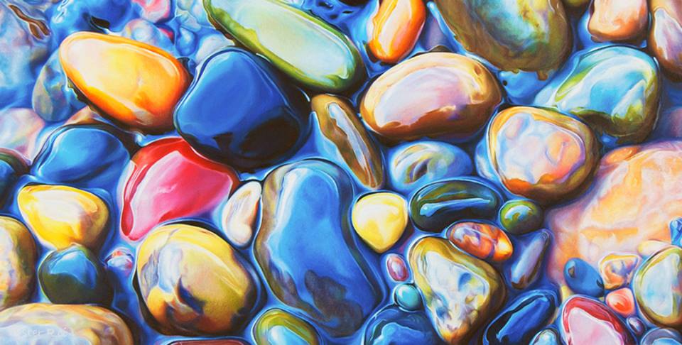 Colorful Rocks and Water: The Art of Ester Roi - Sheet1
