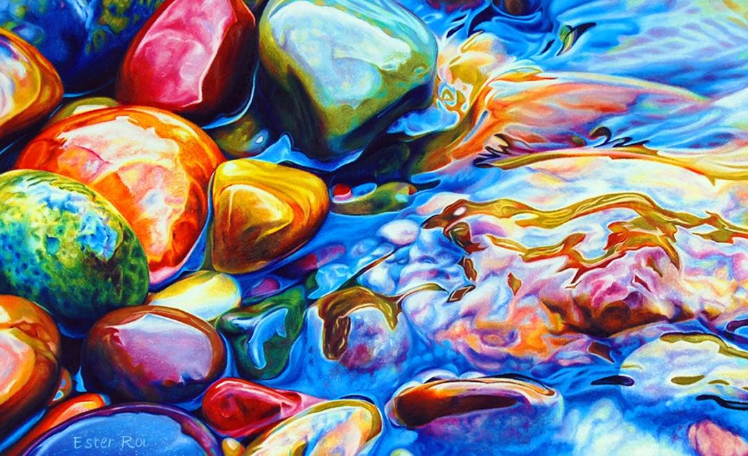 Colorful Rocks and Water: The Art of Ester Roi - Sheet4