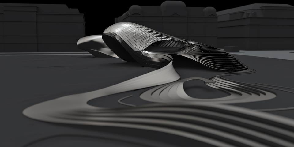 Parametric Architecture Explorations | Sigmund Freud Pavilion By Christoph Hermann - Sheet1