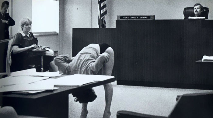 20 Rare Historic Photos That You Probably Haven't Seen Before - An Exotic Dancer Demonstrates That Her Underwear Was Too Large To Have Exposed Herself, After Undercover Police Officers Arrested Her In Florida.