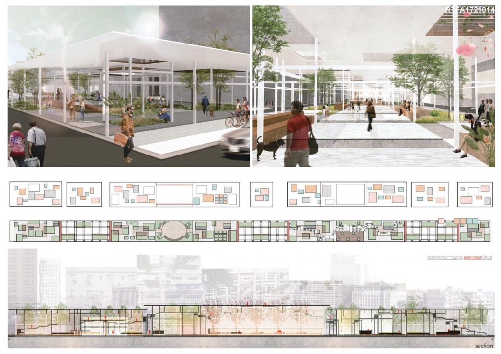 Eco- courtyard of City- a Green Corridor in Taipei City By Chi Lin