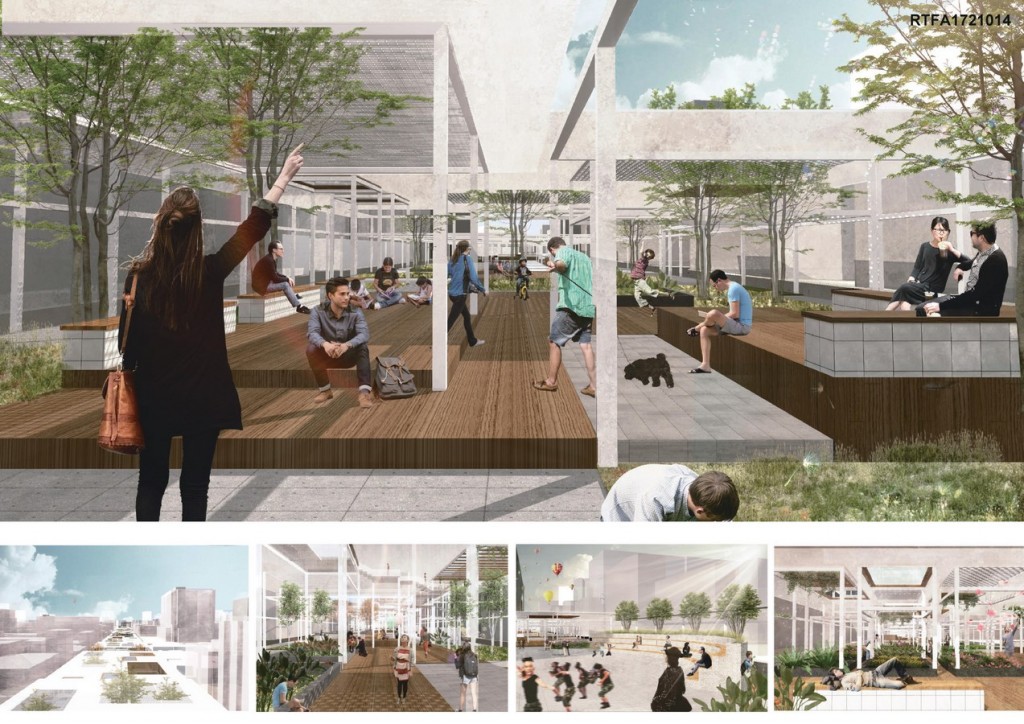 Eco- courtyard of City- a Green Corridor in Taipei City By Chi Lin