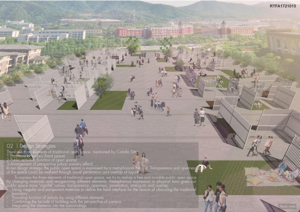 Invisible Plaza - a Metaphor of Public Space in Campus (3)