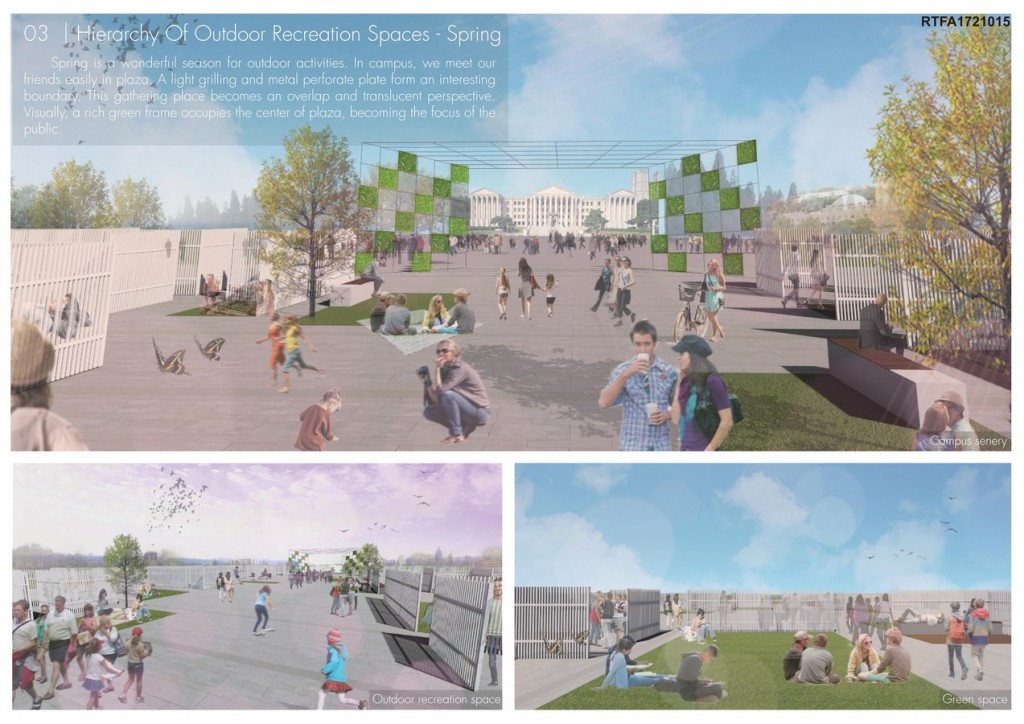 Invisible Plaza - a Metaphor of Public Space in Campus (4)