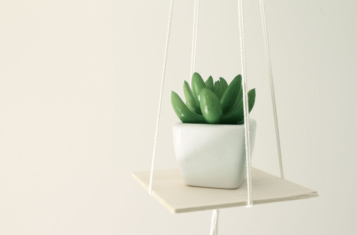 Beautiful and Stylish Rope Projects - Hanging Rope Planter
