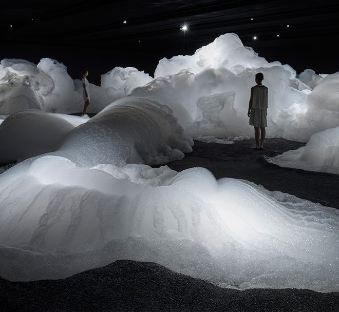 Kohei Nawa's Foam Installation Created A Cloud-like Landscape of Soapy Bubbles - Sheet4