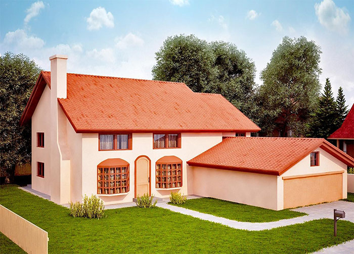 As seen on TV: The real Simpson Home - Sheet1