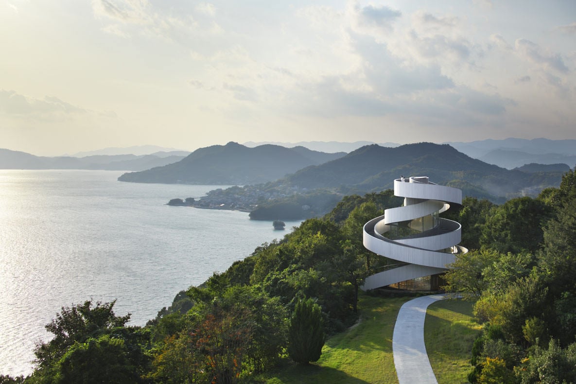 Ribbon Chapel Spirals Above Japanese Resort By Hiroshi Nakamura & NAP Architects - Sheet7