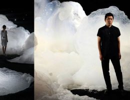 Kohei Nawa’s Foam Installation Created A Cloud-like Landscape of Soapy Bubbles