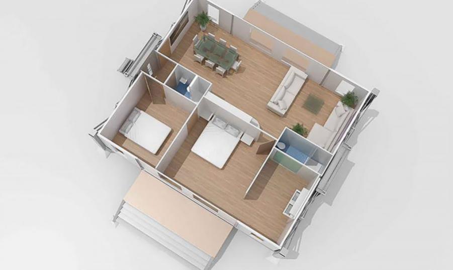 The House Is Packed Like IKEA Furniture Which Spreads In 10 Minutes - Sheet3