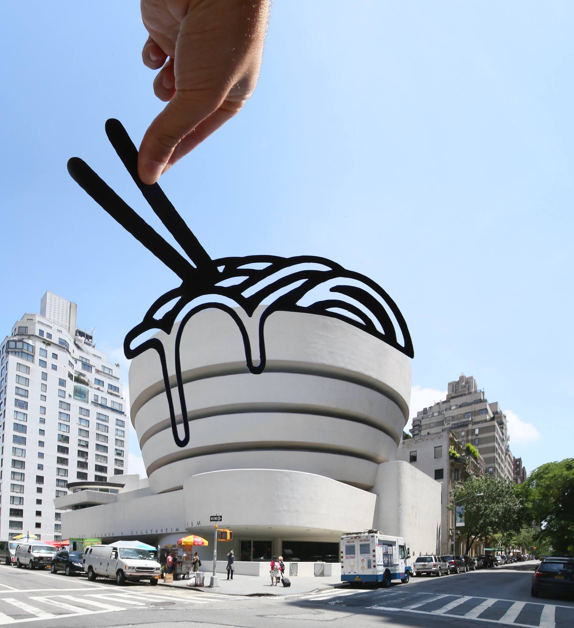 This Paper Art will Change How You See These Architecture Marvels - Noodles at Guggenheim Museum