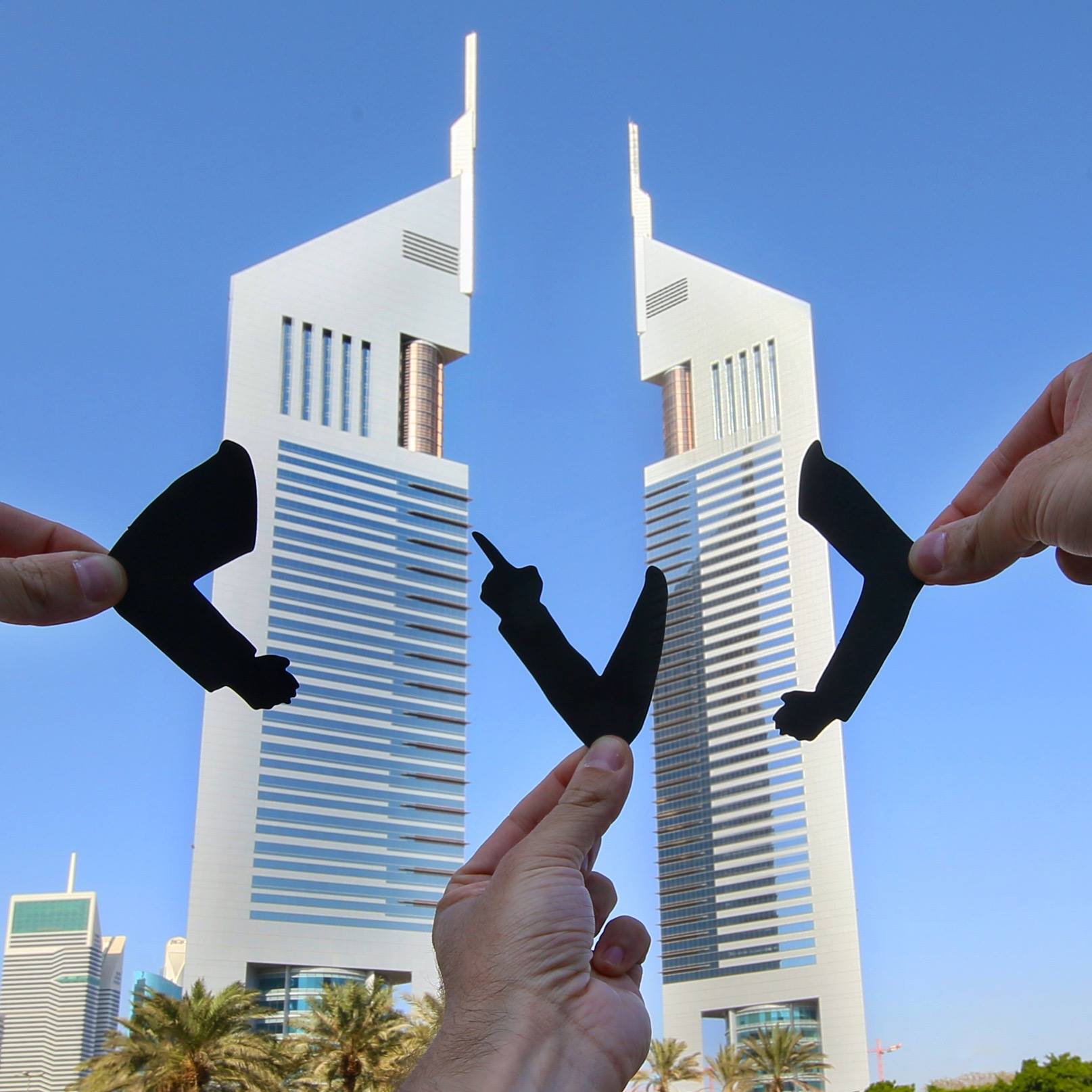 This Paper Art will Change How You See These Architecture Marvels - Emirates Tower Talking at Dubai