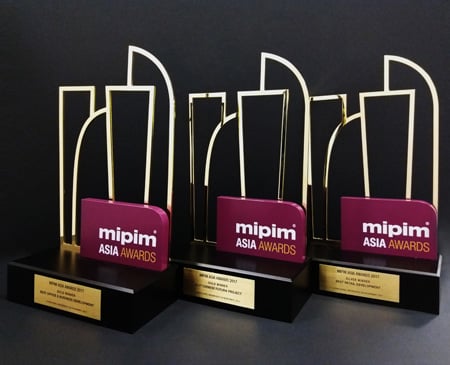 The 20 Most Creative Architecture Awards Trophies - MIPIM Asia Awards 2017