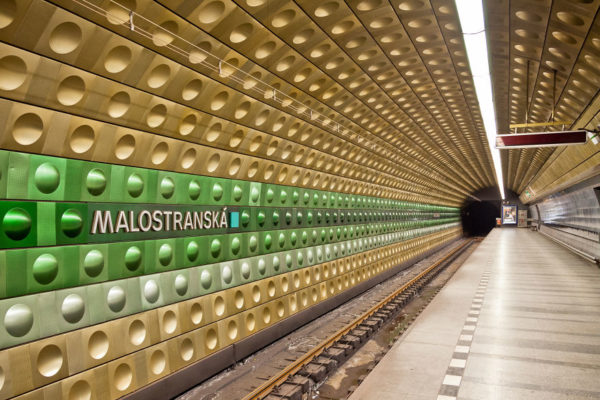 These 10 Metro Station Designs Will Take You To Another Universe - Malostranská Station, Prague, Czech Republic