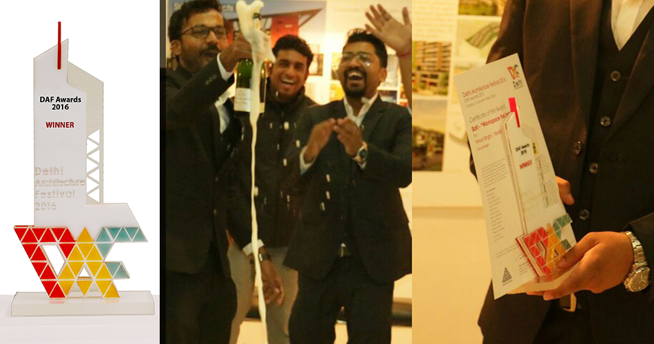 The 20 Most Creative Architecture Awards Trophies - Delhi Architecture Festival Award 2016