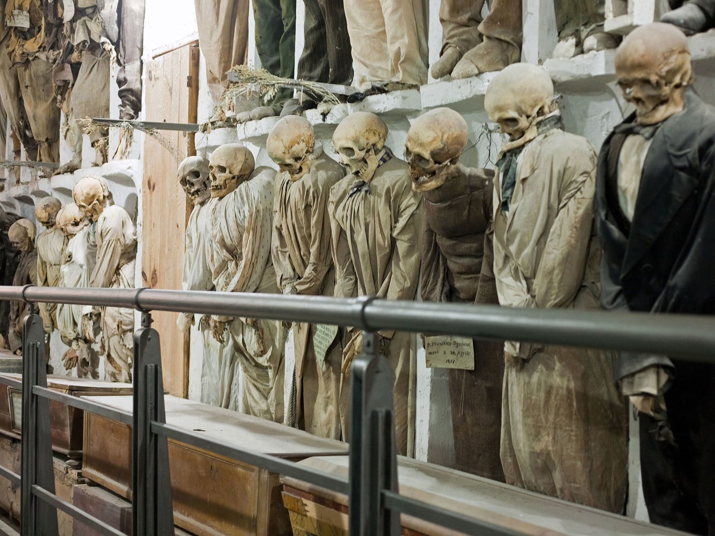 20 Architectural Scariest Places In The World - Capuchin Catacombs Palermo Sicily Italy