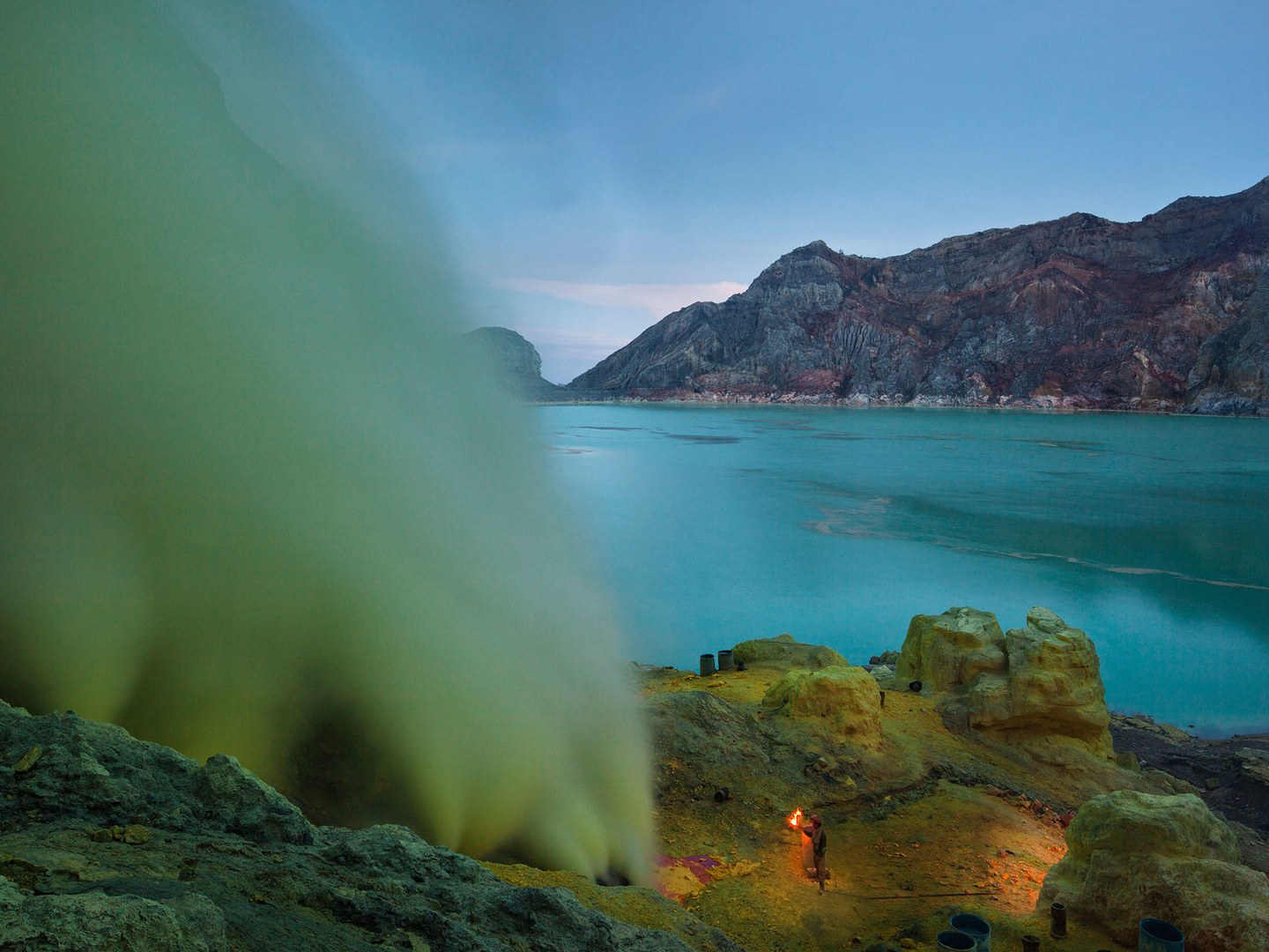 20 Architectural Scariest Places In The World - Kawah Ijen Volcano Java Indonesia