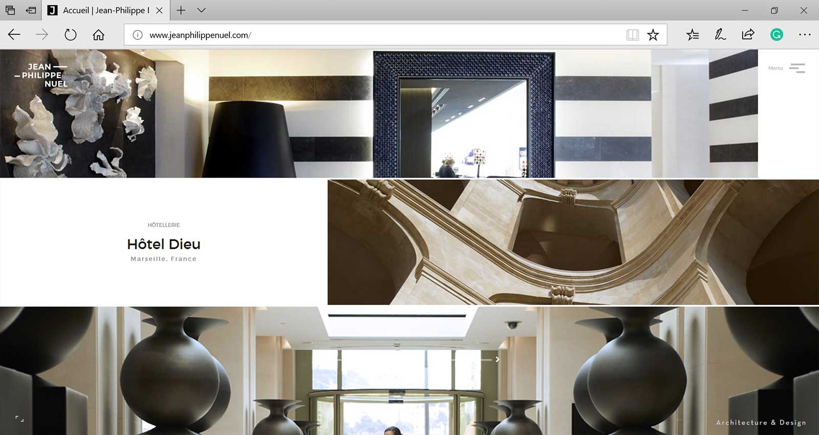 Top 15 Architecture Studio Websites of 2017 - Jean Philippe Nuel