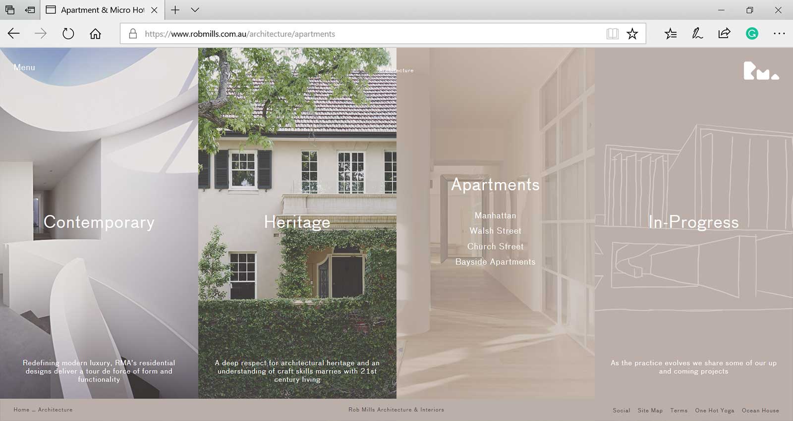 Top 15 Architecture Studio Websites of 2017 - Rob Mills Architects