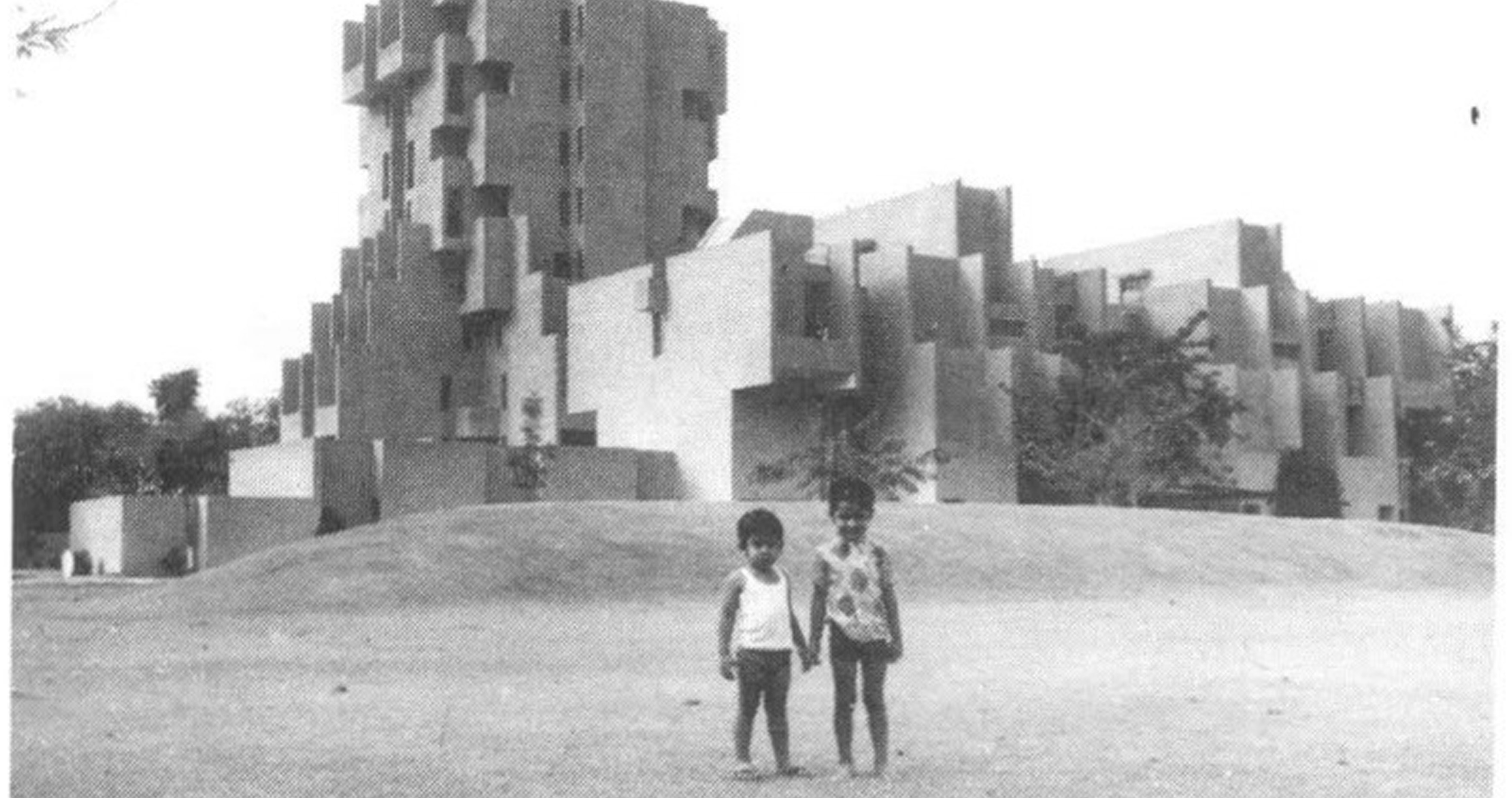 A journey of 100 years of Architecture in India | Part 02 - 1971-1973-Hostel-Tower-National-Dairy-Development-Board-Anand