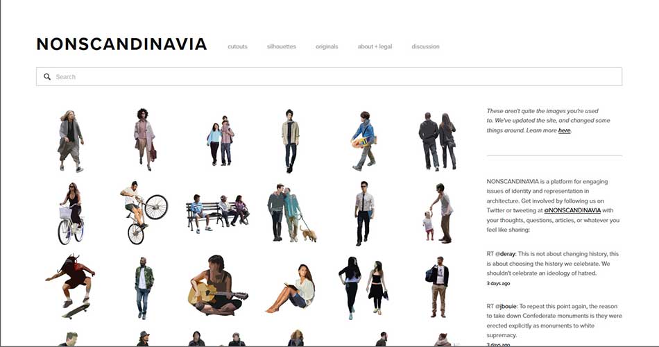 10 Websites to find Cutouts of People for Architectural Renderings - Nonscandinavia | Cutouts And Silhouettes Style | None Commercial Use