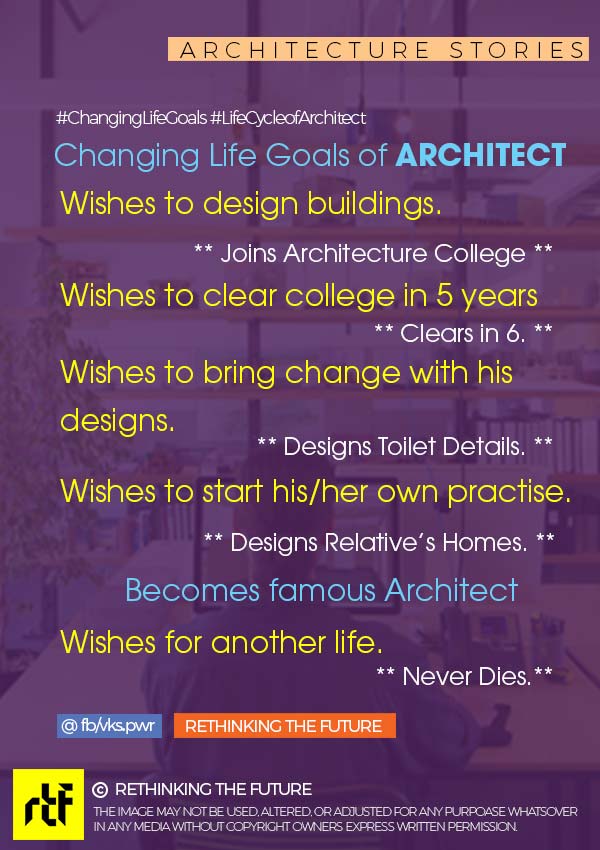 Changing Life Goal of Architect!