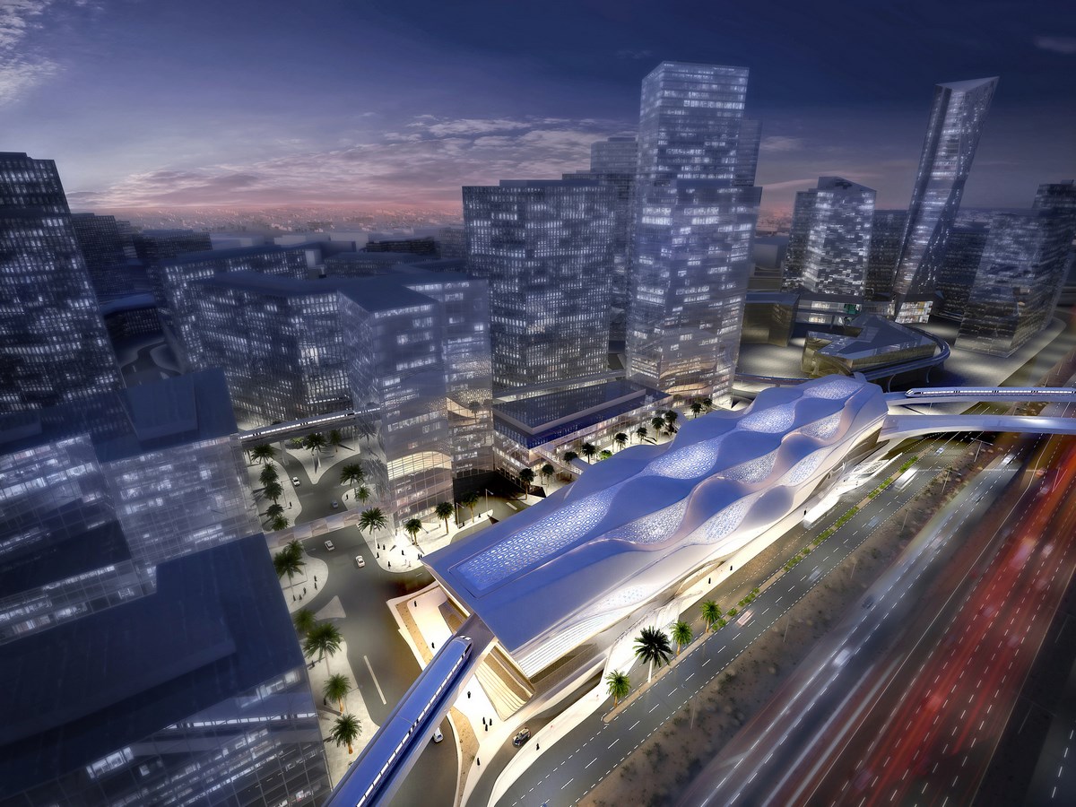 Best of 2017 - Architect Zaha Hadid Selected to Design the King Abdullah Financial District Metro Station in Saudi Arabia