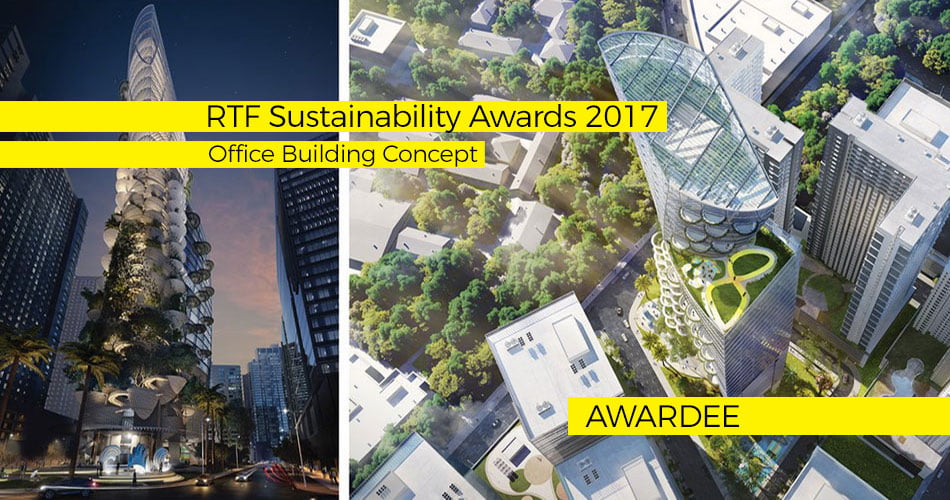 RTF Sustainability Awards 2017 - Results Announced - BCDA office tower by CAZA