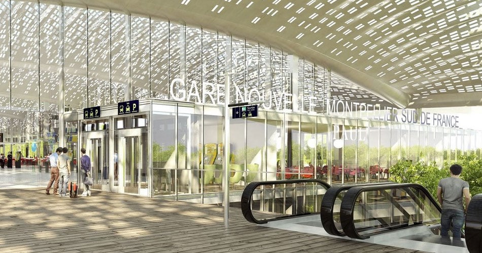 Best of 2017 - Transport Hubs Check out all the Projects here! - Reveals Design for New TGV Station in Montpellier by Marc Mimram
