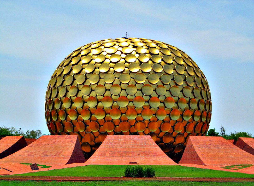 17 Offbeat Places in India Every Architect Must Visit - Matri Mandir at Auroville