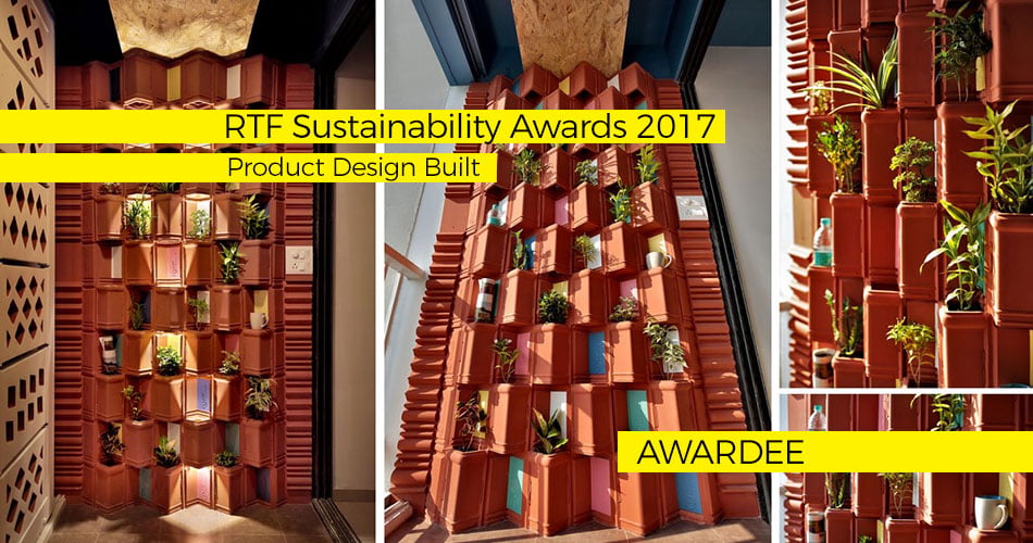 RTF Sustainability Awards 2017 - Results Announced - Clay Tiles Reincarnated by MANOJ PATEL DESIGN STUDIO