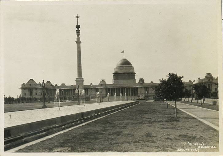 Delhi Now & Then - See how Delhi has changed through CENTURIES. This Is Amazing.! - Viceroy Residence Delhi 1927
