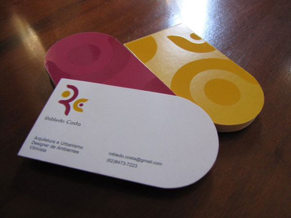 15 Creative Business Cards For Architects Here! - Robledo Costa – Architect