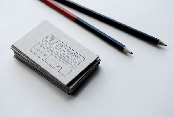 15 Creative Business Cards For Architects Here! - Zsófi Dobos