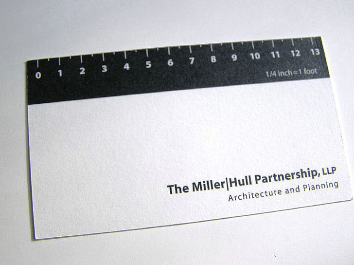 15 Creative Business Cards For Architects Here! - The Miller | Hull Partnership 