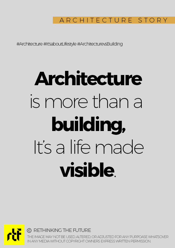 Architecture is a big responsibility!