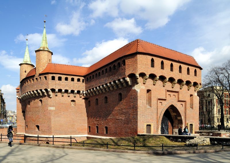 Amazing Historical Buildings shining this world with their Beautiful creativity!! - Barbican, Krakow, Poland