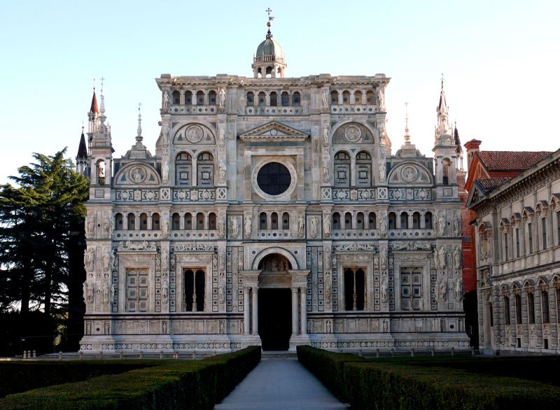 Amazing Historical Buildings shining this world with their Beautiful creativity!! - Certosa di Pavia, in Lombardy, northern Italy