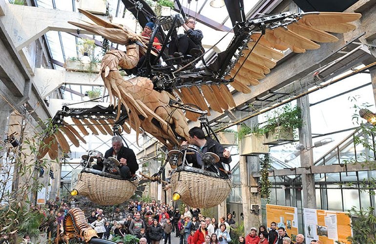 This French art collective is building the world’s largest hanging garden