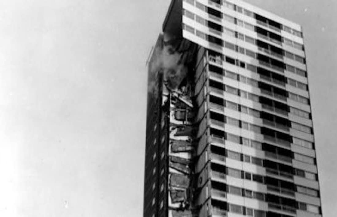 The 10 Worst Architecture Fails - Ronan Point Apartment Building