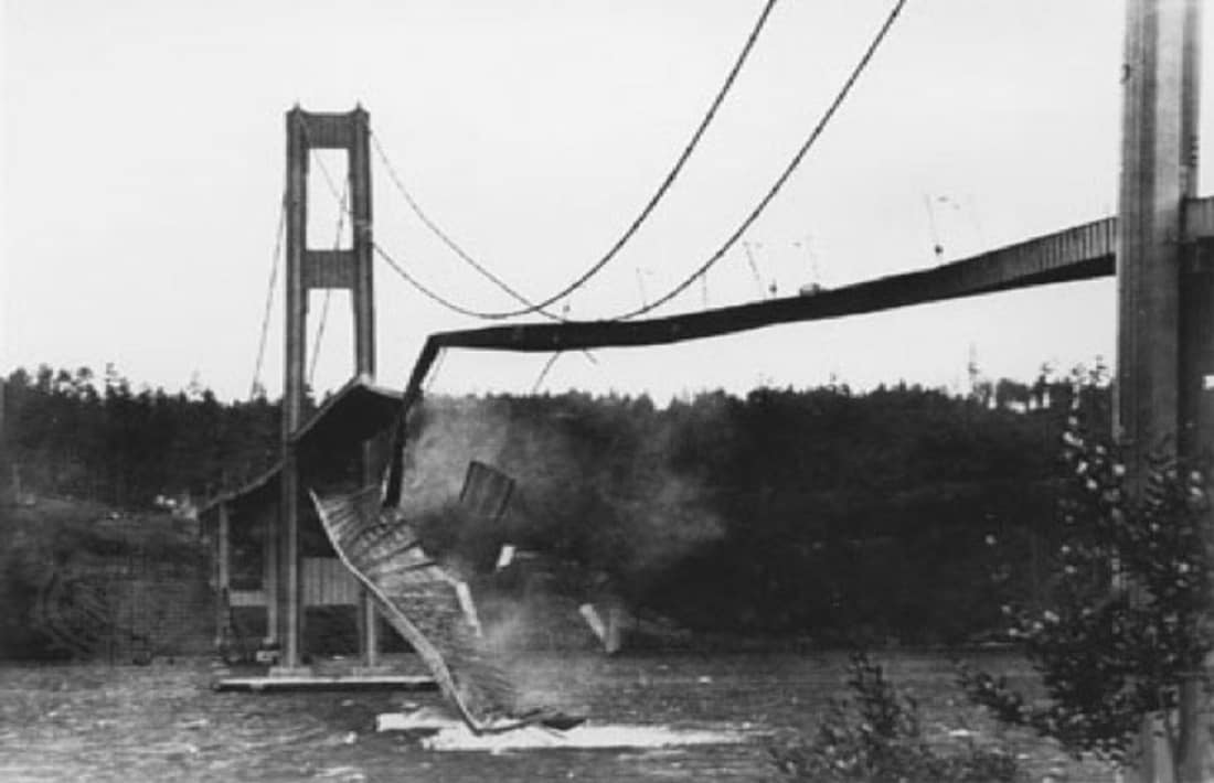 The 10 Worst Architecture Fails - Tacoma Narrows Bridge